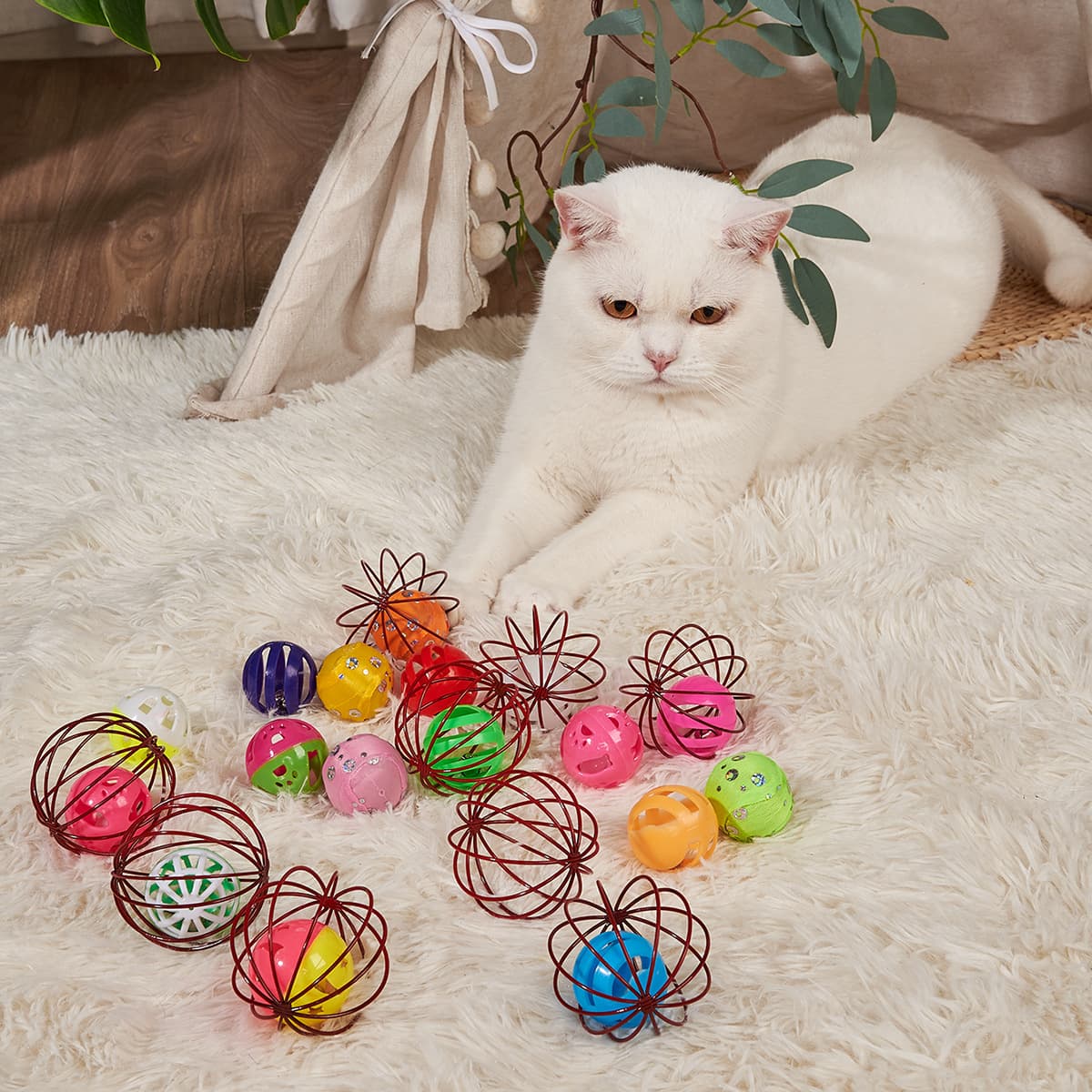 Caged Mouse Cat Toy main product image