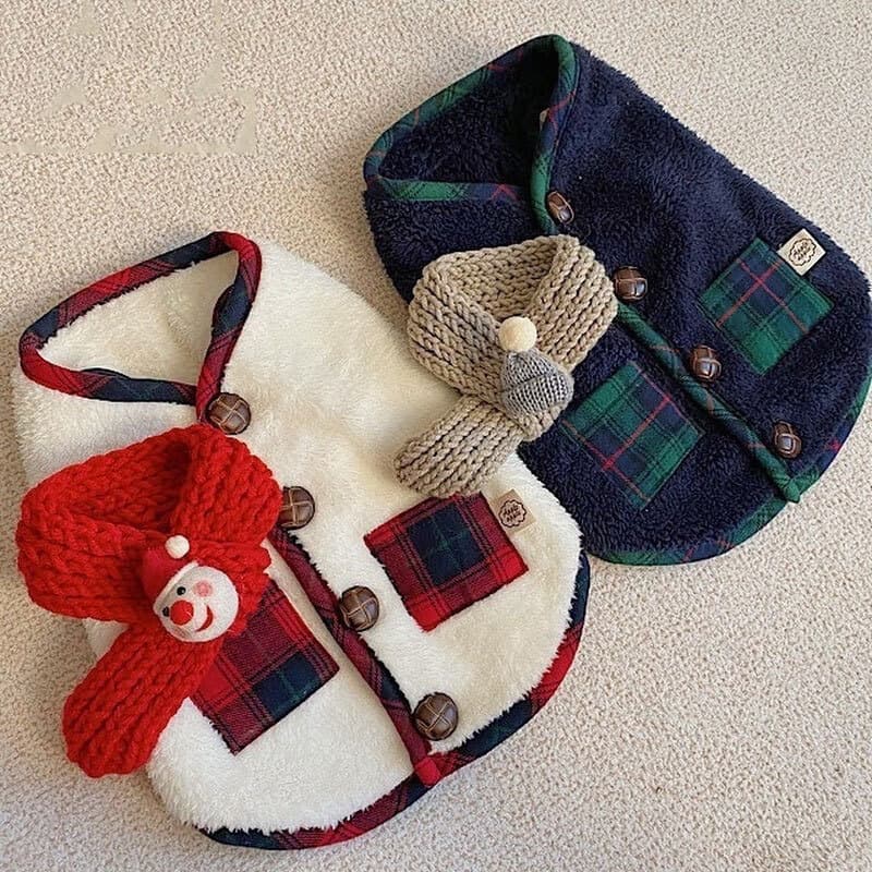 Plaid Fleece Pet Vest main product image